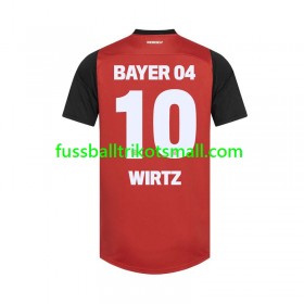 Fußballtrikots Bayer 04 Leverkusen Florian Wirtz 10 2024-2025 Kurzarm Heimtrikotsatz kaufen